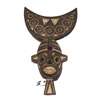African polychromed wood mask