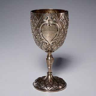 English sterling "Young Hounds" trophy chalice