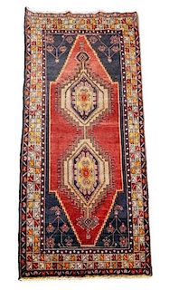 Hand Woven Anatolian Area Rug 4' 6" x 10' 10"