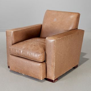 Hickory Chair Co. 'Modern' leather club chair