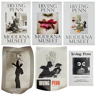 Irving Penn, (6) exhibition posters, 1987-2005