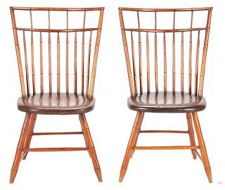 Pair Lexington, KY Birdcage Windsor Chairs