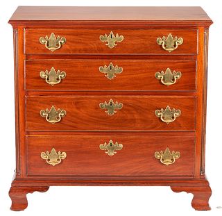 American Chippendale Mahogany Chest of Drawers, Philadelphia