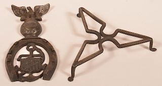 Two 19th Century Metal Trivets.