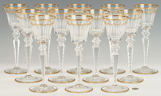 12 St. Louis Excellence Crystal Water Goblets