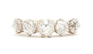 Ladies 14K Gold & Diamond Ring
