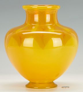 Signed Louis Tiffany Favrile Art Glass Vase
