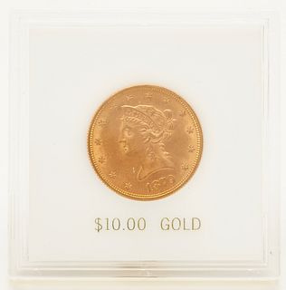 1879 $10 Liberty Head Gold Eagle Coin