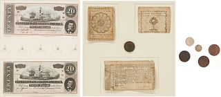 US Obsolete Currency Items, incl. Colonial & Civil War