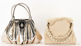 2 Designer Handbags, incl. Chanel & Alexander McQueen Elvie bag