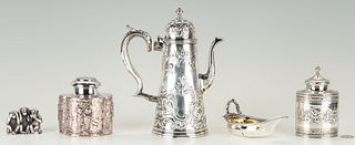 5 Pieces of Assorted Silver Items