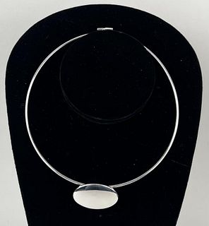 Tiffany & Co Sterling Choker Necklace