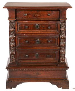 Diminutive Italian Baroque Style Chest of Drawers
