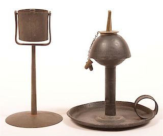 Two 19th Century Lighting Devices.