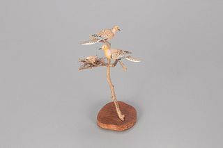 Miniature Dove Family, Allen J. King (1878-1963)