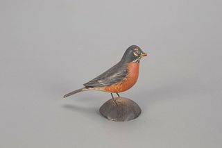 Miniature Robin, A. Elmer Crowell (1862-1952)