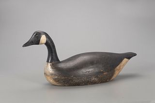 Early Swimming Goose Decoy, Joseph W. Lincoln (1859-1938)