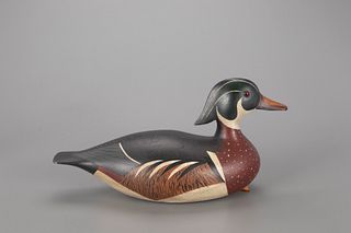 Wood Duck Decoy, Joseph W. Lincoln (1859-1938)