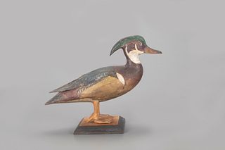 The Hunter Sterling Wood Duck Drake, Lloyd Aaron Sterling (1880-1964)