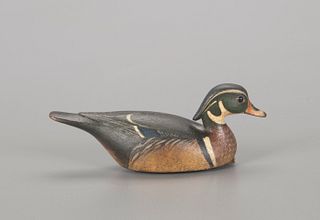Miniature Wood Duck, Mark S. McNair (b. 1950)