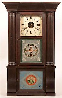 Birge, Peck & Co. Empire Triple Decker Clock.