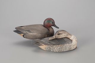 Green-Winged Teal Pair, Frank S. Finney (b. 1947)