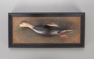 Miniature Flying Black Duck Plaque, Marty Hanson (b. 1965)