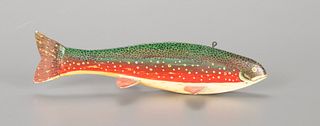 Brook Trout Decoy, Kenneth Bruning (1919-1974)