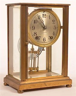 Seth Thomas Brass Case Carriage Clock.