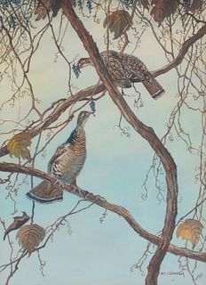 William J. Schaldach (1896-1982), Grouse in the Grapes