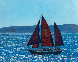 Peter Sheppard (b. 1973), Sailboat