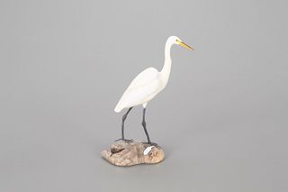 Miniature White Heron, Steve Weaver (b. 1950)