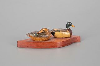 Miniature Mallard Pair, Charles H. Perdew (1874-1963)