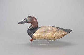Canvasback Decoy, James T. Holly (1855-1935)