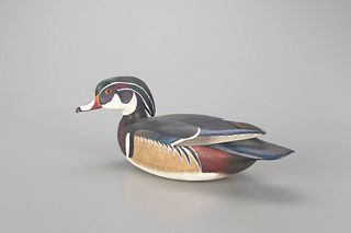 Wood Duck Decoy, James "Corb" Reed (1897-1987)