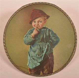 Boy with Red Cap Flue Cover.