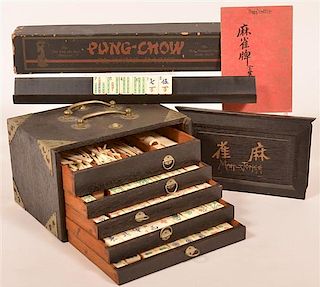 Vintage Mah-jongg Set.