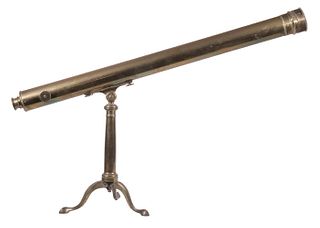 BRASS TABLETOP TELESCOPE WITH BASE