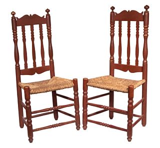 PR NEW HAMPSHIRE BANISTER BACK CHAIRS