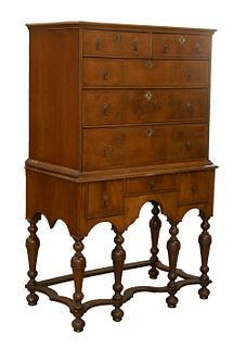 WILLIAM & MARY TWO-PART HIGHBOY