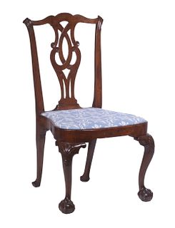 18TH C. CHIPPENDALE DINING CHAIR