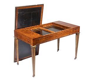 FRENCH BACKGAMMON/TRIC TRAC TABLE