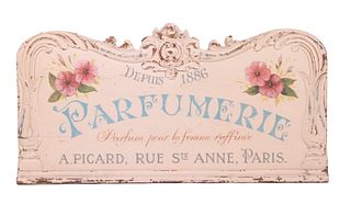 FRENCH PERFUME ADVERTISING SIGN