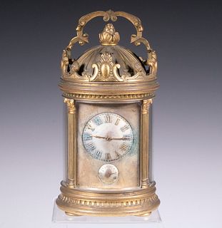 FRENCH CARRIAGE CLOCK WITH REPEATER