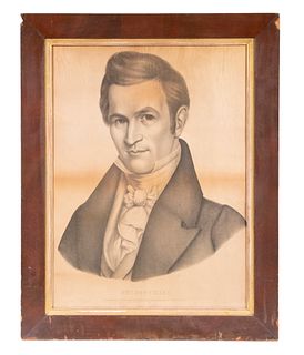 PORTRAIT OF HON. JONATHAN CILLEY OF MAINE, VICTIM OF THE LAST LEGAL DUEL IN THE U.S.