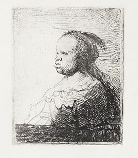 Rembrandt van Rijn (after) - The White Negress