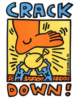 Keith Haring - Crack Down