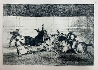 Francisco Goya  - La Tauromaquia E