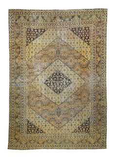 Antique Tabriz Rug, 6'9'' x 10'2'' (2.06 x 3.10 m)