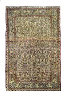 Antique Tehran Rug, 6'6'' x 10'0'' (1.98 x 3.05 m)